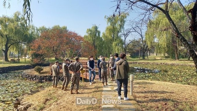 국립백두대간수목원, 논산 육군훈련소 생활정원 개원식 개최