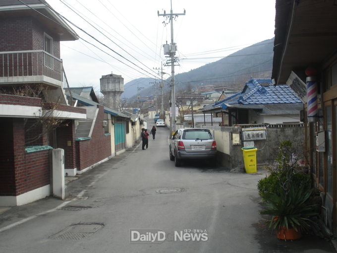 고수뒷마 도시계획도로 개설 전