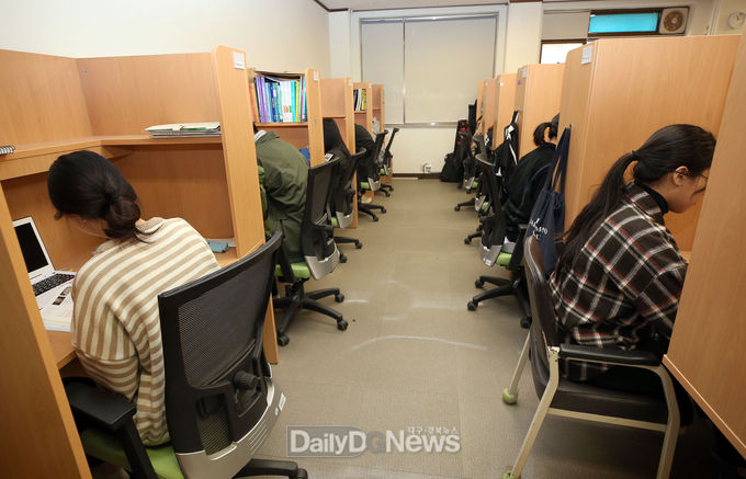 계명대학교 경찰행정학과 고시원 '경시헌' 내부 모습. (사진=계명대 제공)