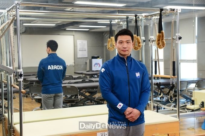 대한민국 스키점프 국가대표팀 전담트레이너로 선발된 대구보건대학교 김영현 씨. (사진=대구보건대 제공)
