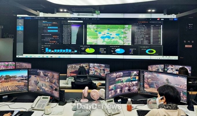 영천시) 스마트도시통합센터 전경사진(내부).