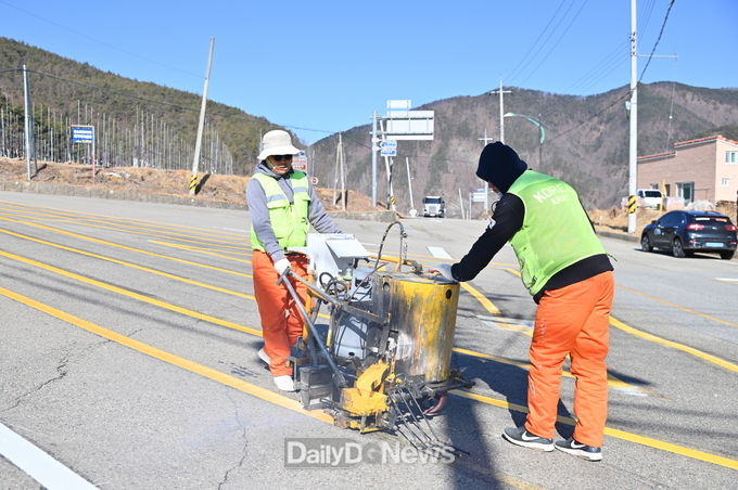 청송군, 안전하고 쾌적한 도로환경 조성