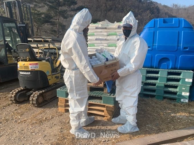 영양군, 가금농가 방역물품 공급