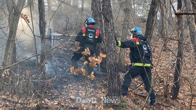 남부지방산림청 제공) 산불발생 현장