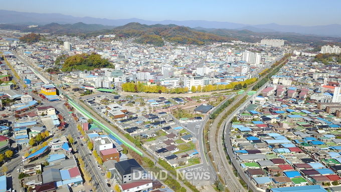 삼각지 폐선부지 미세먼지 차단숲 사업대상지