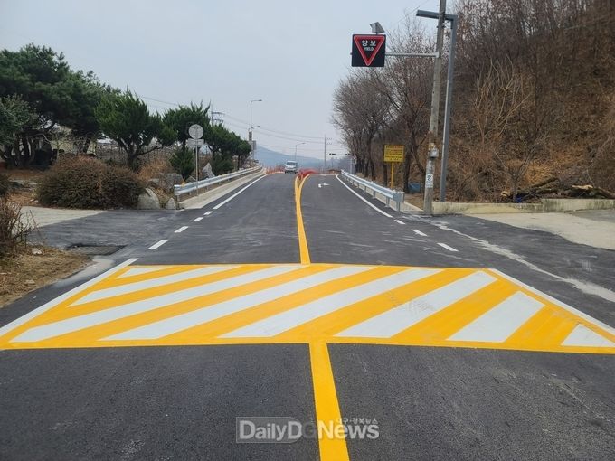 “초전 칠선삼거리”안전한 도로로 탈바꿈