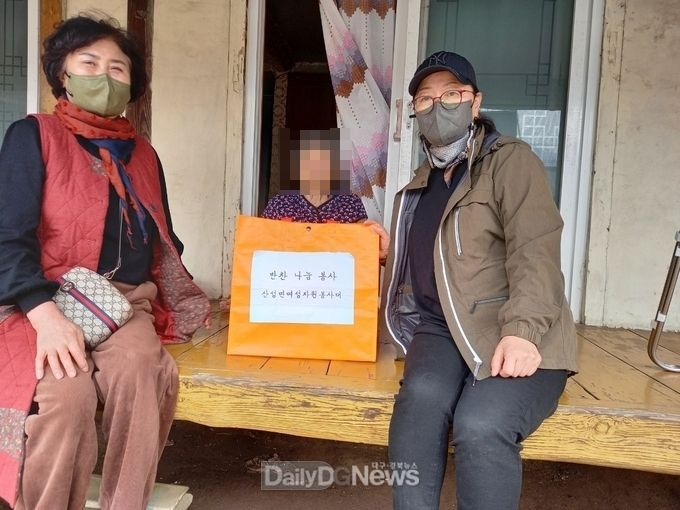 산성면 여성자원봉사대, 반찬 나눔 봉사