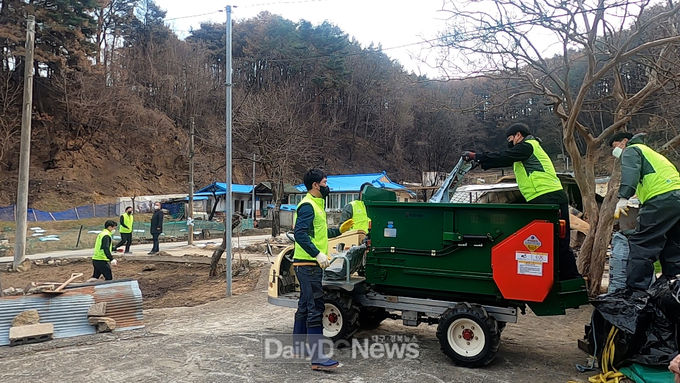 울진군 산불피해지역 적기 영농추진 총력