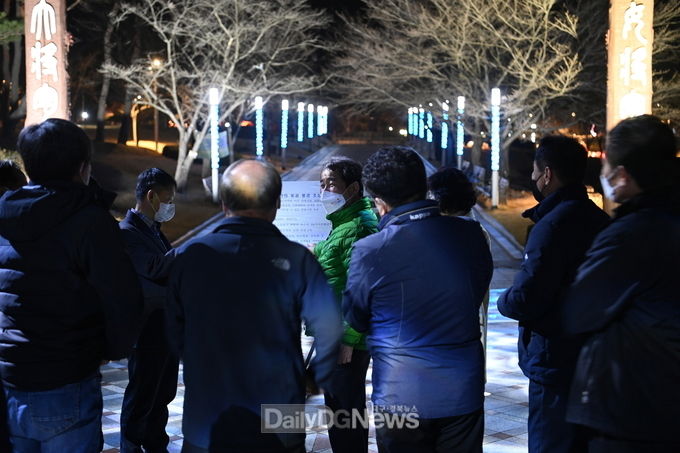 김천의 빛과 풍경 조성사업 중간점검