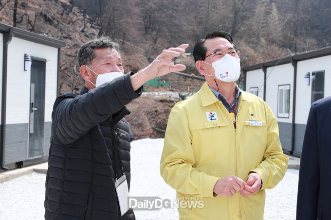 울진군 임시거주시설 입주 이재민 생활안정 총력