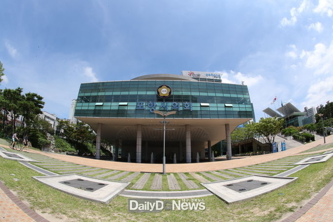 포항시의회 전경.