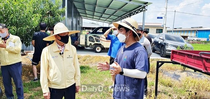 영천시) 청년농업인 농가 현장방문 사진(2021년)