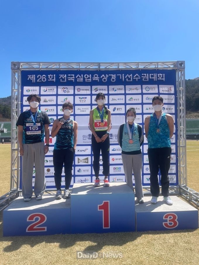 경산시청 육상팀, 제26회 전국실업육상경기 선수권대회 선전