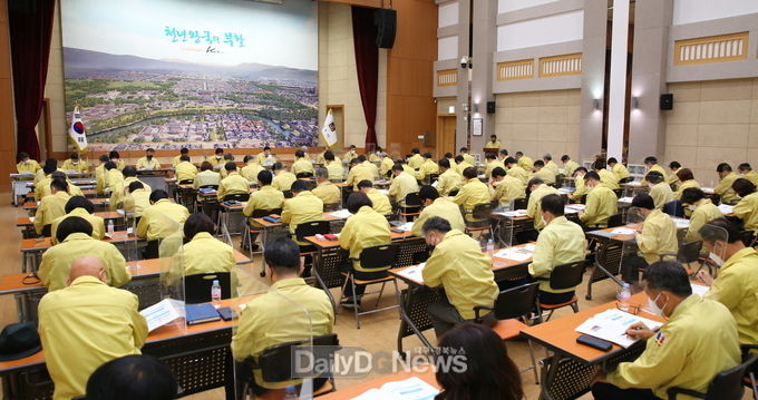 주낙영 경주시장, 매월 간부회의 청렴문화 전파
