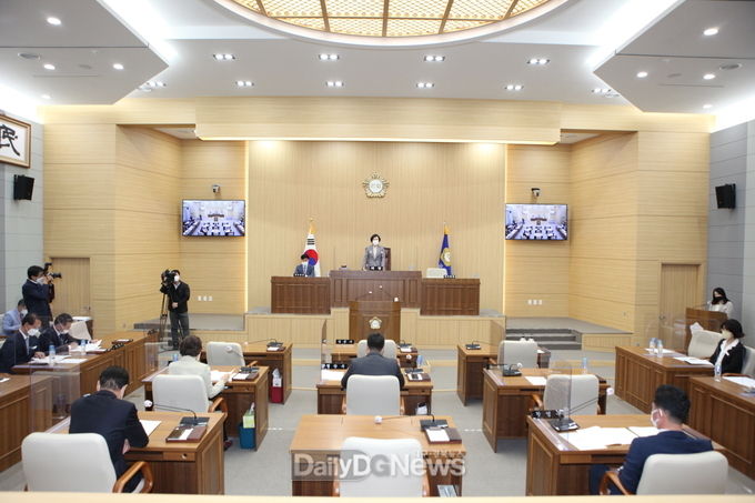예천군의회, 제254회 임시회 개회