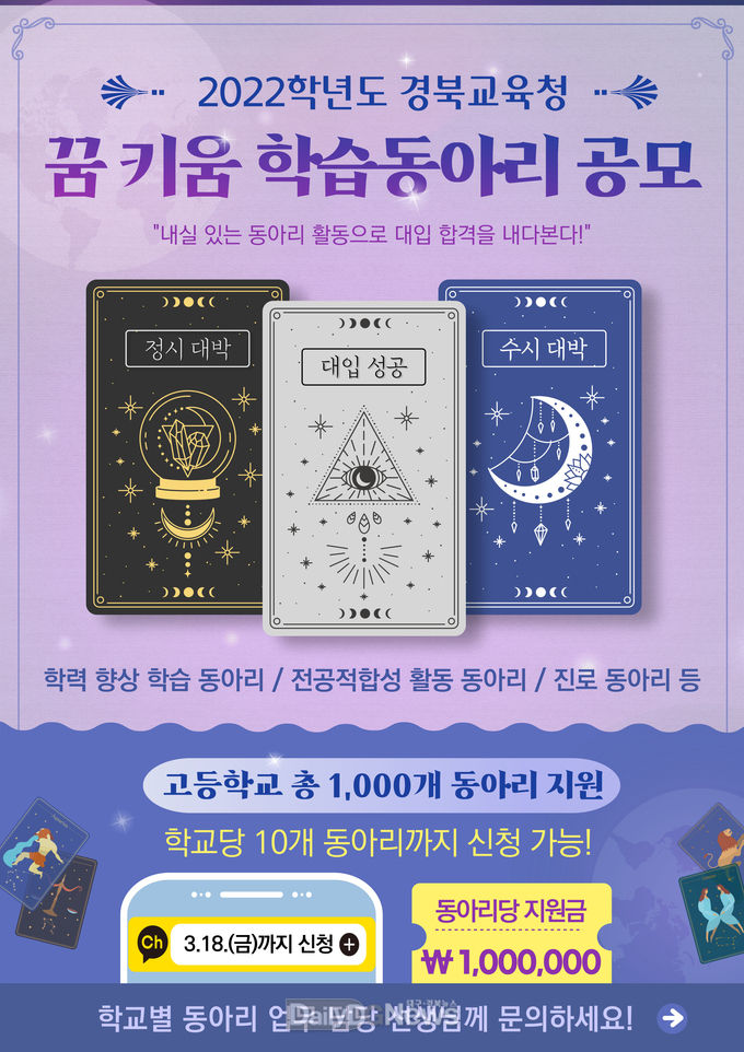 2022학년도‘꿈 키움 학습동아리’확대 운영
