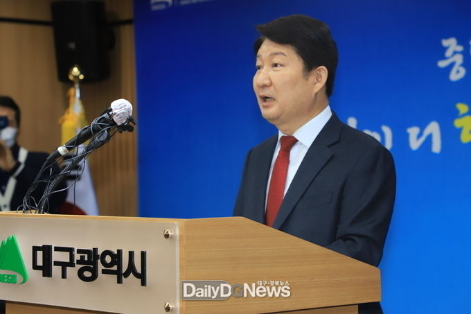 권영진 대구시장. (사진=이준호 기자)