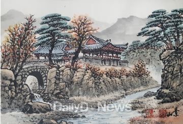 소산 김은집 수묵화