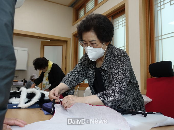 경상북도 무형문화재 김시인 자수장 공개행사