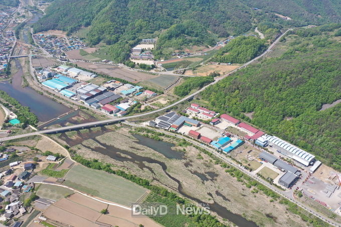 문경시 신규 산업단지 타당성 용역 발주_가은농공단지 전경