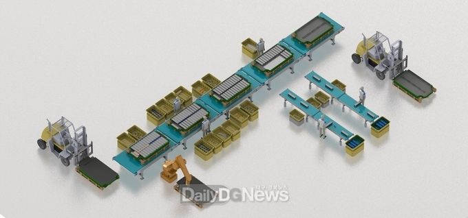 EV폐배터리팩해체작업(사진)
