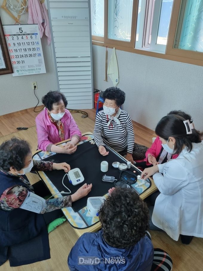칠곡군보건소, 경로당 방문건강관리사업 재개