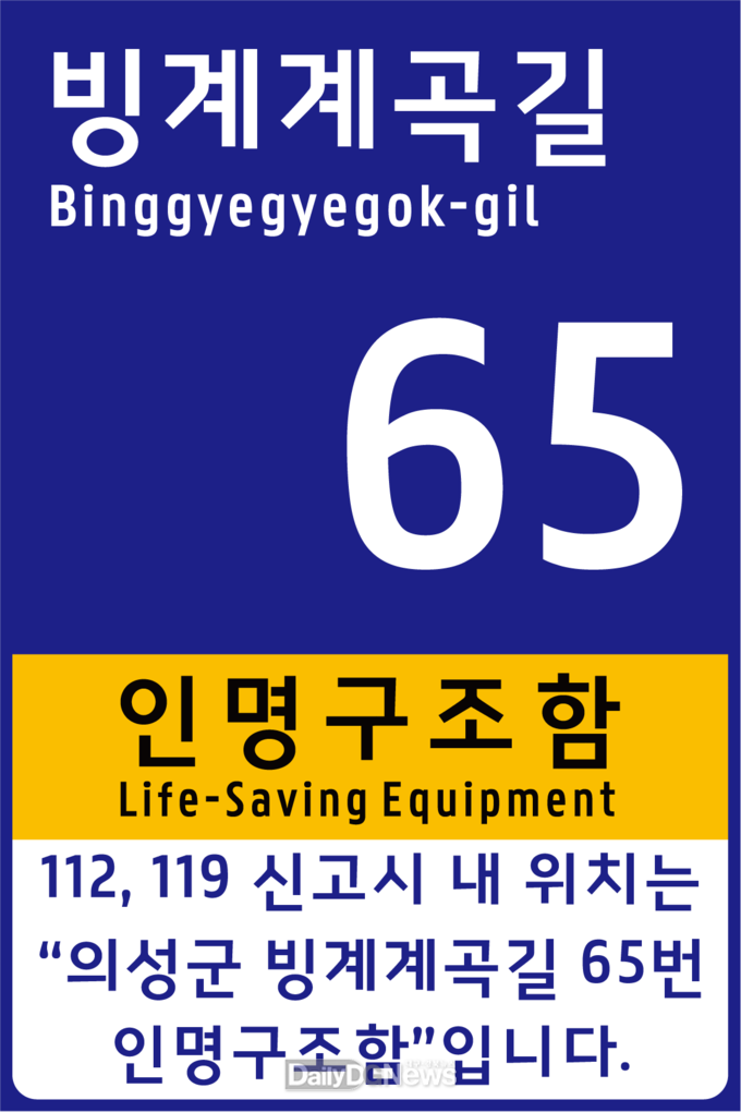 의성군, 다중이용시설물 사물주소판 설치