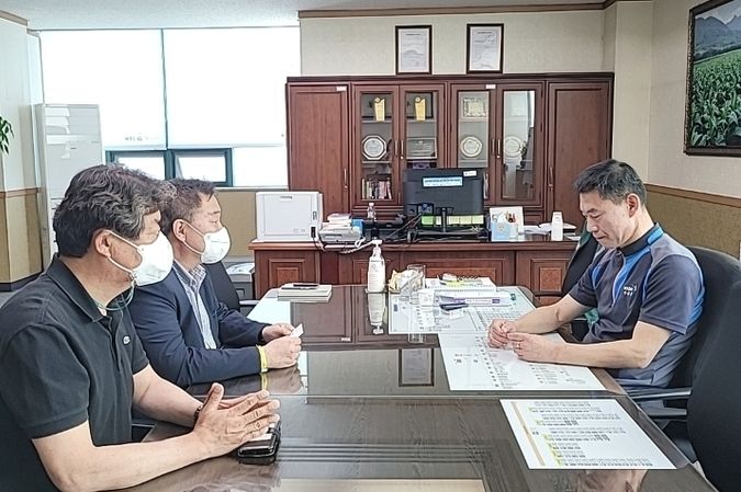 건설도시과 KT&G 김천공장에서 주소갖기 홍보 적극 펼쳐