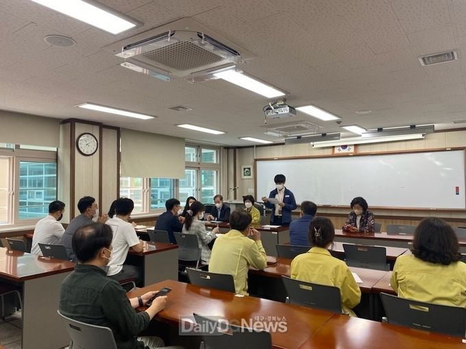 경북교육청, 식중독 발생 현장대응 모의훈련 실시