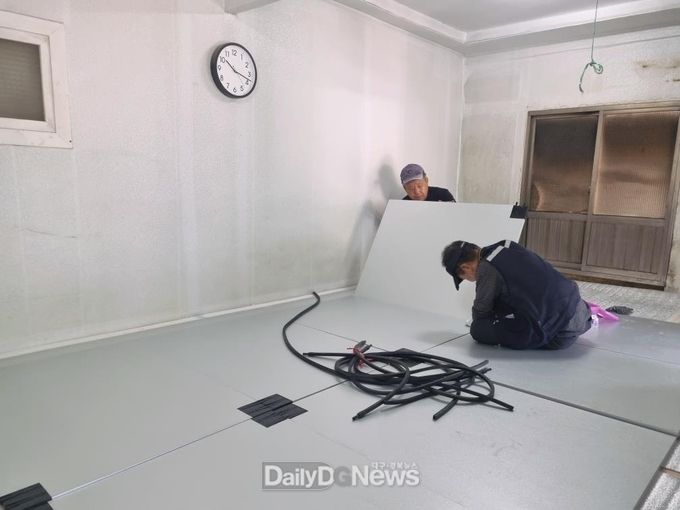 칠곡군 가산면 지역사회보장협의체, ‘취약계층 보일러 설치 지원’실시