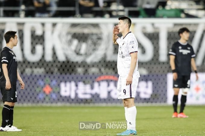 김천상무 조규성(vs 성남 220406)
