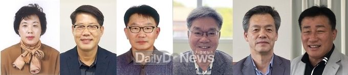 이금성, 권정배, 정정교, 이양재, 전광섭, 금호섭