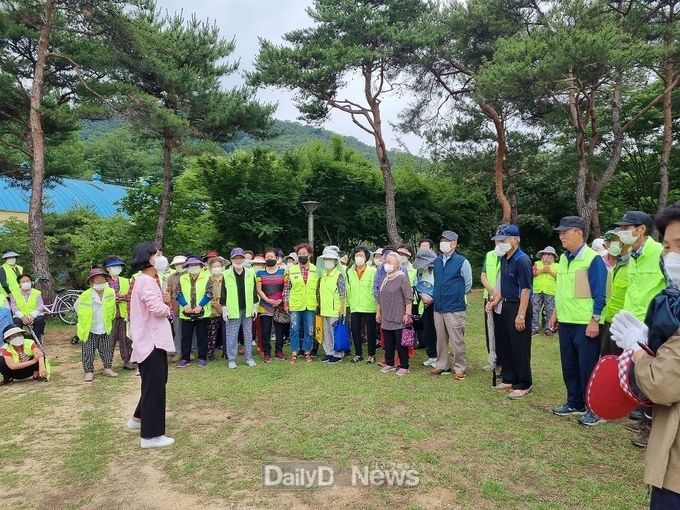 고령군 대가야읍, 노인일자리 혹서기 폭염대비 안전교육 실시