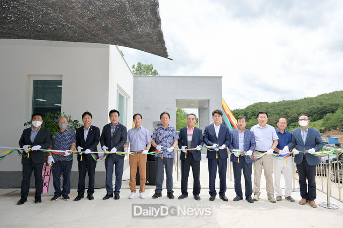 축산면 도곡2리 공원 속 마을회관 준공