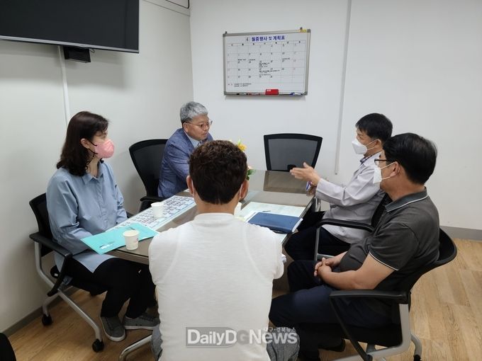 김천시청 교통행정과, 경북도청 방문 코로나19로 인해 중단된 시외버스 운행 재개 건의