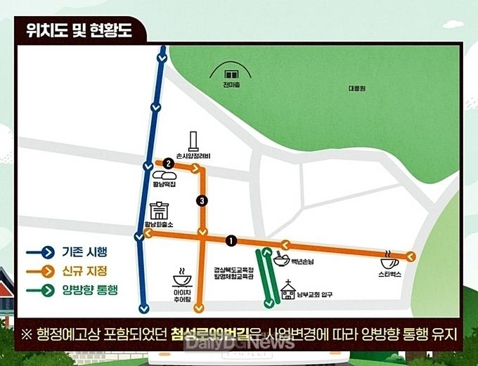 보행자·운전자 둘 다 불편했던 황리단길 골목안...일방통행 지정으로 교통혼잡·사고위험 모두 해소