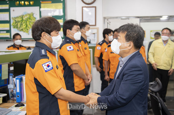 남한권 울릉군수, 읍·면 초도방문