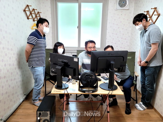 영천시) 지적재조사 '찾아가는 현장사무소' 사진