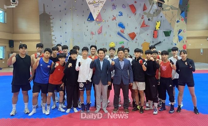 한체대 복싱부 선수단 3년째 경북 전지훈련,