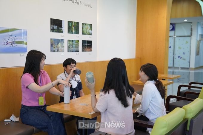 전 직원 텀블러 사용으로 조직 내 친환경 문화 조성