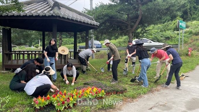 산림치유원·산림복지연구개발센터, 마을정원 만들기 ‘앞장