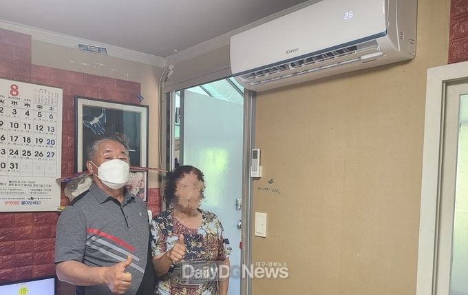 칠곡군 북삼읍 지역사회보장협의체, 취약계층 에어컨 지원 사업