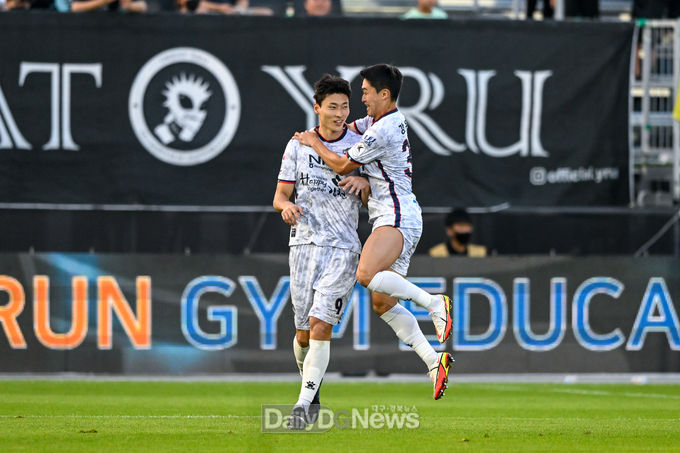 김천상무, 5경기만의 승전보