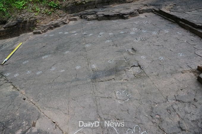 의성지질공원의 지질명소, 제오리·만천리 공룡발자국 국제학술지 논문 게재