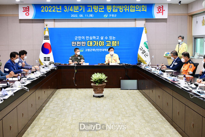 고령군, 2022년 3분기 통합방위협의회 회의 개최