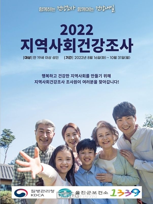 2022년 지역사회건강조사 포스터