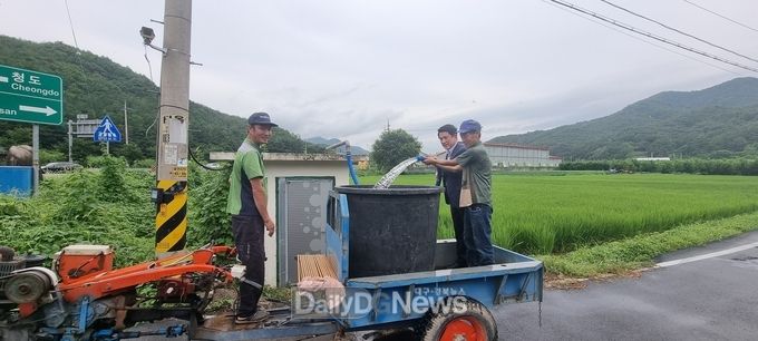 청도군 금천면, 농업용 관정 보수 및 신규개발로 가뭄 적극 대처