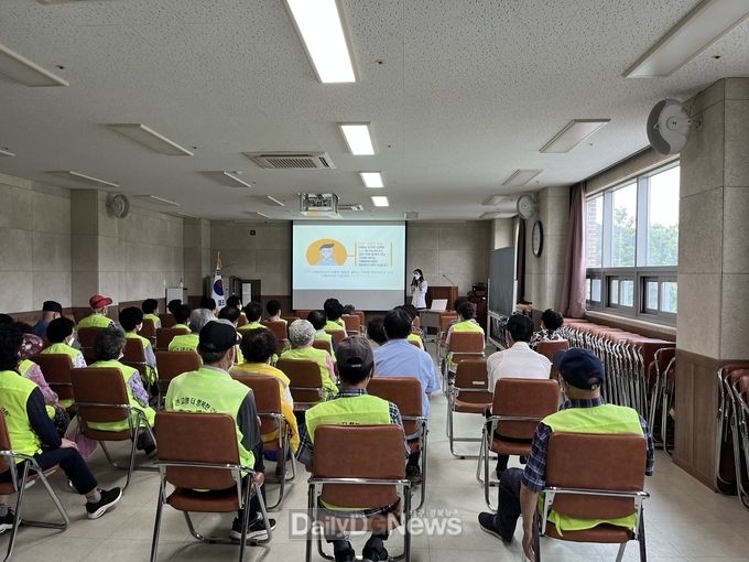 고령군 운수면, 노인일자리 치매 예방 교육 및 교통안전교육 실시