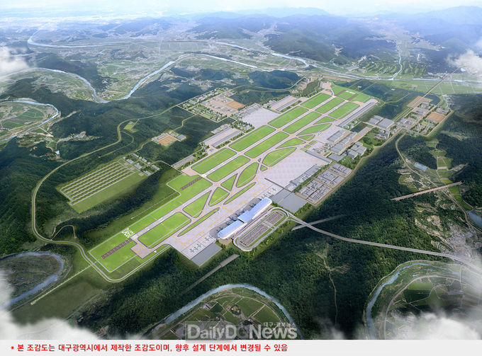 대구경북 통합신공항 조감도. (사진=대구시 제공)