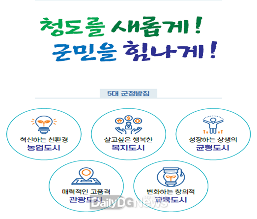 청도군, 민선8기 공약사업 ‘본격 추진’